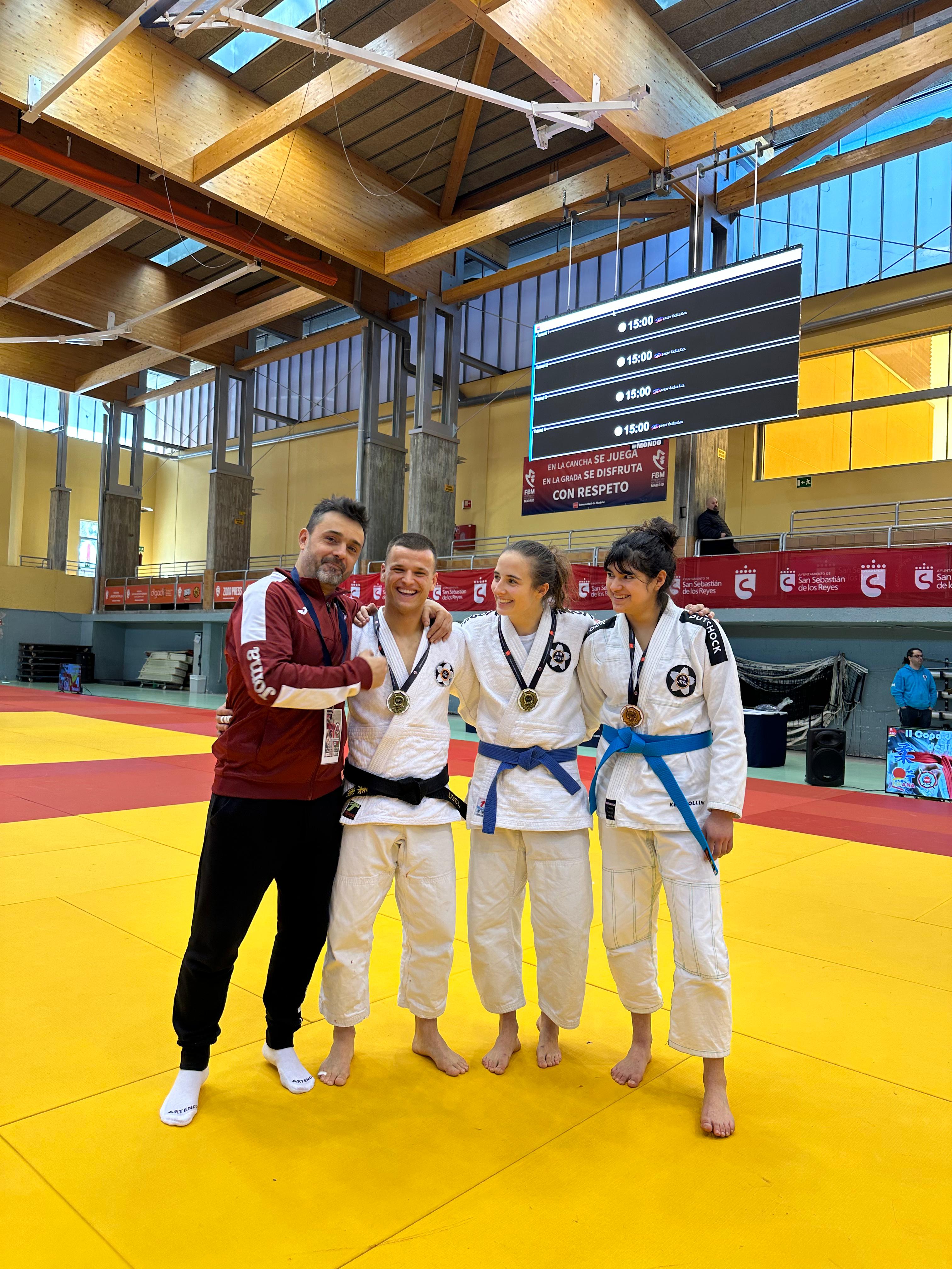 2 OROS Y 1 BRONCE para los Navarros en la Copa de España de Jiu-Jitsu de Madrid 24-02-24. RESULTADOS.